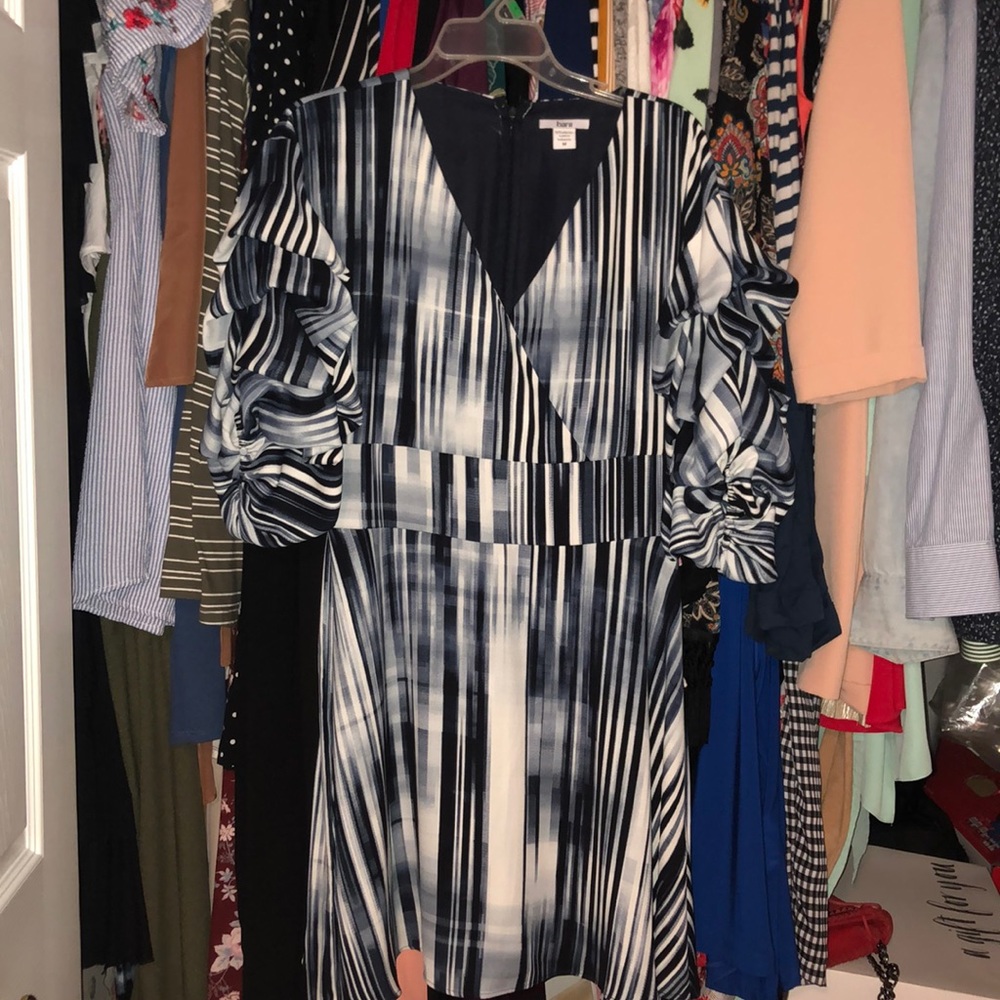 Navy mid rise dress